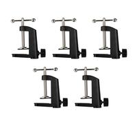 KEALLANS 5X Morsetto di Montaggio da Tavolo nel Metallo Resistente per Supporto per Braccio Un Forbice con di Sospensione per Microfono