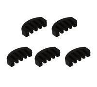 KEALLANS 5X Violino Pratica Heavy di Gomma Nera Violino Muto Silenziatore Elettrica Acustica