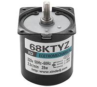 KEALLANS 68Ktyz Mini Gear Motor Ac 220V 28W 2.5R / Min Large Torque Permanent Magnet Motor Gear Sincrono