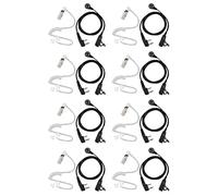 KEALLANS 8X 2 Pin Mic Auricolare PTT Auricolare Intra-Ear A Tubo Acustico Dissimula per UV-5R -888S CB Accessori Radio