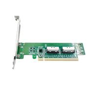 KEALLANS Adattatore di Scheda Madre PE5160-4IL PCIe5.0 X16 a MCIO 8I Scheda Adattatore Richiede il Supporto della Scheda Madre Diviso