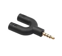KEALLANS Adattatore di tipo U Dual 3.5 MM Spina per cuffie Audio Cavi Splitter Microfono 2 in 1 Connettore girevole per Android