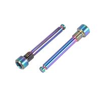 KEALLANS Bulloni in Titanio per Pastiglie Freno a Disco di VeLo Inserti Perno Filettato per Pinza Disco Idraulico XT R XT Colore Sfumante