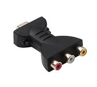 KEALLANS - Compatibile con 3 adattatori video audio RGB - Connettore componente adattatore audio video maschio a 3