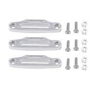 KEALLANS Guida del Metallico della Guida della Fune 'Argano della Lega di Alluminio 3PC per Le Parti Decorative del Paraurti delle Automobili di RC del Cingolo 1/10 di RC