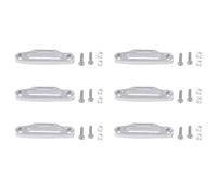 KEALLANS Guida del Metallico della Guida della Fune 'Argano della Lega di Alluminio 6PC per Le Parti Decorative del Paraurti delle Automobili di RC del Cingolo 1/10 di RC