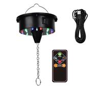 KEALLANS Luci motore a sfera da discoteca rotante con , 18 LED per rotatore a sfera sfaccettata da 12, 16, 20 e 24 pollici (sfera non inclusa)