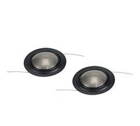 KEALLANS Pellicola di titanio in metallo importata da 25,4 mm + diaframma laterale in seta pellicola di riparazione dell'altoparlante di bobina di tweeter a 25 cuori 8 OHM 1 paia