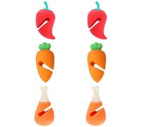 KEALLANS Set di Supporti Anti-Sversamento di Coperchi in Silicone Anti-Sversamento Resistente al, Ferma-Coperchio Anti-Trabocco, Sollevatore di Coperchi per Pentole, Utensile da Cucina, Gadget