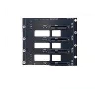 KEALLANS SSD HDD 6Gbps Backplane per Hard Disk Drive, Scheda di Espansione del Server di Archiviazione Nas con Adattatore A 4 Dischi 2 X 4D