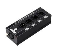 KEALLANS XLR 1x4 Audio Bilanced Splitter 1 in 4 out XLR Audio Splitter Nessun Alimentatore Richiesto
