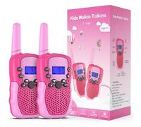 Kearui Giocattoli per 3-12 Anni Ragazzi, Walkie Talkie Bambini 8 Canali Radio a 2 vie Con Torcia LCD Retroilluminata Giochi All'aperto al Coperto,Regali per 3-12