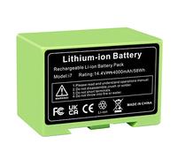 KEATFE Batteria agli ioni di litio da 4 Ah per i7, 14,4 V, 4000 mAh, per iRobot Roomba e i Serie i7/i7+ i4/i4+ i3/i3+ e5 e6 i7158 i7550 i755020 7150 7550, ricambio batteria agli ioni di litio