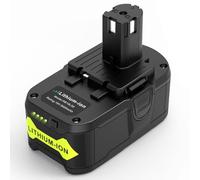 KEATFE Batteria di ricambio per Ryobi 18 V RB18L50 RB18L15 RC18120 RB18L40 RB18L50 con indicatore LED