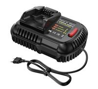 KEATFE Caricabatteria da 10,8 V-18 V per batteria agli ioni di litio DeWalt DCB112 DCB115 XR Multi Voltaggio, caricatore rapido compatibile con DCB201 DCB200 DCB204 DCB205 DCB206 DCB208 DCB203 DCB127