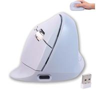 KeautFair Mouse wireless verticale a doppia modalità (blu)