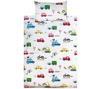 KEAYOO COPRIPIUMINO SINGOLO BAMBINI Biancheria da Letto per Bambini,100% Cotone, Copripiumino 100 x 135CM+Federa 60 x 40CM