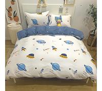 KEAYOO Lenzuola Bambina Copripiumino Singolo Bambini Biancheria da Letto per Bambini,100% Cotone, Copripiumino 100 x 135CM+Federa 60 x 40CM