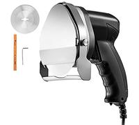 Kebab Affettatrice 0-8mm Elettrico Senza Fili Kebab Doner Coltello 2 Lame Shawarma Taglierina Commerciale Arrosto Giroscopio Macchina di Taglio di Carne Per uso fai da te(Electric Slicer)