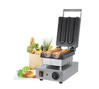 Kebab elettrico Wrap Maker, in acciaio inox con piastre antiaderenti, termostato su entrambi i lati per avvolgere perfettamente ogni volta