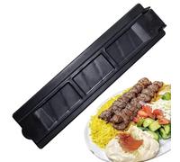 Kebab Maker Press - PP 32x10cm | BBQ Skewer Meat Mould | Practical meat skewer press for shaping seasoned meat evenly, ideal for home BBQs, garden parties, patios and outdoor grillin