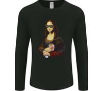 Kebab Mona Lisa Divertente Cibo Uomo Maniche