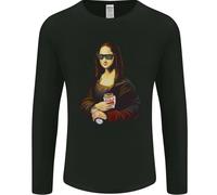 Kebab Mona Lisa Divertente Cibo Uomo Maniche