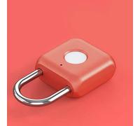 Kebensh Serratura di impronte digitali, serratura intelligente delle impronte digitali, lucchetto, ricarica USB, senza chiave, antifurto, bagaglio da viaggio, cassetto, serratura di sicurezza, metallo