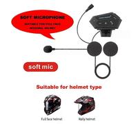 Kebidumei Moto Bluetooth Wireless Noise Cancelling Helmet Headset Wireless BT V4.2 Interfono Vivavoce