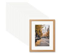 Keboyoe Passepartout 30x40 cm 16 Pezzi Passepartout di Cartone Bianco Passe Partout Cornici Spessore 1 mm per Quadri Foto Dipinti e Stampe Artistiche,Interno 30x20 cm