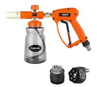 Kebtek Pistola Idropulitrice 5200 PSI con Ugello 6 in 1, Lancia Schiuma, Attacco Rapido da 1/4" e Adattatore M22 14 mm, Compatibile con Karcher K2-K7 (MRP-003-A)