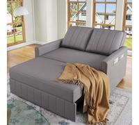 KecDuey Divano letto pieghevole multifunzionale con funzione di sonno, divano letto, ideale per piccoli spazi, adatto per casa o residenze studentesche, schienale regolabile, 180 x 127 cm confortevole