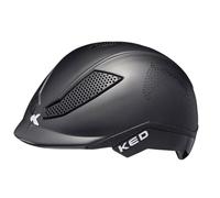 KED Pina, Casco da Bicicletta Gioventù Unisex, Nero Opaco, S (50-53cm)