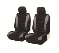 KEDDWE 2 Pezzi Coprisedili Auto Anteriore per Renault Captur II (2019-2026), Coprisedili Tessuto Poliestere Ricamo Concavo,C