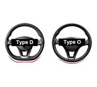 KEDDWE Coprivolante Auto per Benz GLB X247 2019-2025 2026, Coprivolante Auto in Pelle Microfibra, Volante Antiscivolo per Veicoli, 37-38CM,O-C