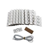 Kedelak Perline lampada 50PCS 3V SMD con filtro per lenti ottiche per riparazione TV LED 32-65 con accessori per parti di strisce luminose a LED 2M
