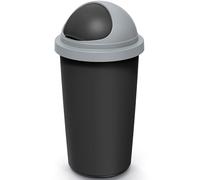 Keden® Cestino Rifiuti 50L con Coperchio Pattumiera Secchio 100% Plastica Riciclata per Ufficio Portacarta Raccolta Differenziata