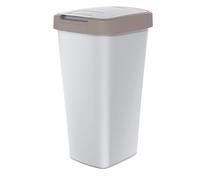 Keden Compacta Q Pattumiera Cestino Raccolta differenziata (25l, Cenere)