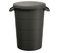 Keden Smooth Cestino per il Riciclaggio 80 litri nero Robuste maniglie perfetto per Giardino