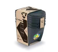 KEDEN SORTIBOX Set 3 cestini 25L antracite IKWB25S3W-S433W