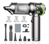 Kedifoai Aspirabriciole Senza Fili, 25000Pa Aspirapolvere Auto, Aspirapolvere Portatile con Motore Brushless, Batteria da 6000 mAh, Mini Aspirapolvere Con Display a LED, per Auto, Peli di Animali