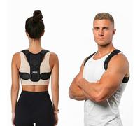 KediLife Correttore Posturale per Uomo e Donna - Fascia Posturale Spalle e Schiena - Raddrizza Schiena e Spalle e Migliora la Postura - Supporto Lombare Regolabile, Comodo e Confortevole