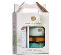 Kedma - Kit Pure & Simple - Burro, Scrub e Gel Schiumogeno - Idratazio