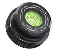 Kedok Stabilizzatore di peso per record, morsetto per giradischi in vinile da 50 Hz, 378 g, morsetto per dischi Phono LP con livellamento a bolle per vibrazioni bilanciate (nero)