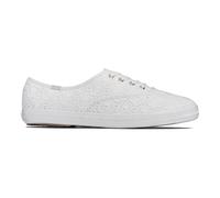 Keds Champion Canvas Lace Up, Scarpe da Ginnastica Donna, Crema all'Uncinetto, 38 EU Larga