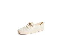 Keds Champion Glitter Lace Up, Scarpe da Ginnastica Donna, Crema Glitterata, 8.5