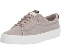 Keds Kickback Canvas Slip on, Scarpe da Ginnastica Donna, Grigio, 41 EU