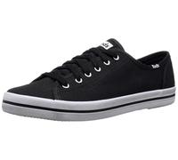 Keds Kickstart Seasonal Solid, Scarpe da Ginnastica Donna, Nero, 42 EU
