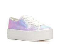 Keds Sneaker Triple Up Donna in Pelle, Denim iridescente, 36 EU
