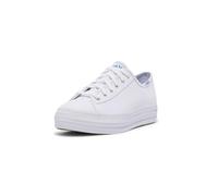 Keds Triple Kick Canvas, Scarpe da Ginnastica Donna, White White 10, 39 EU
